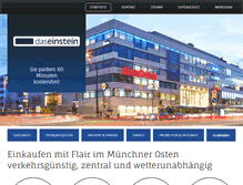 Tablet Screenshot of daseinstein.de